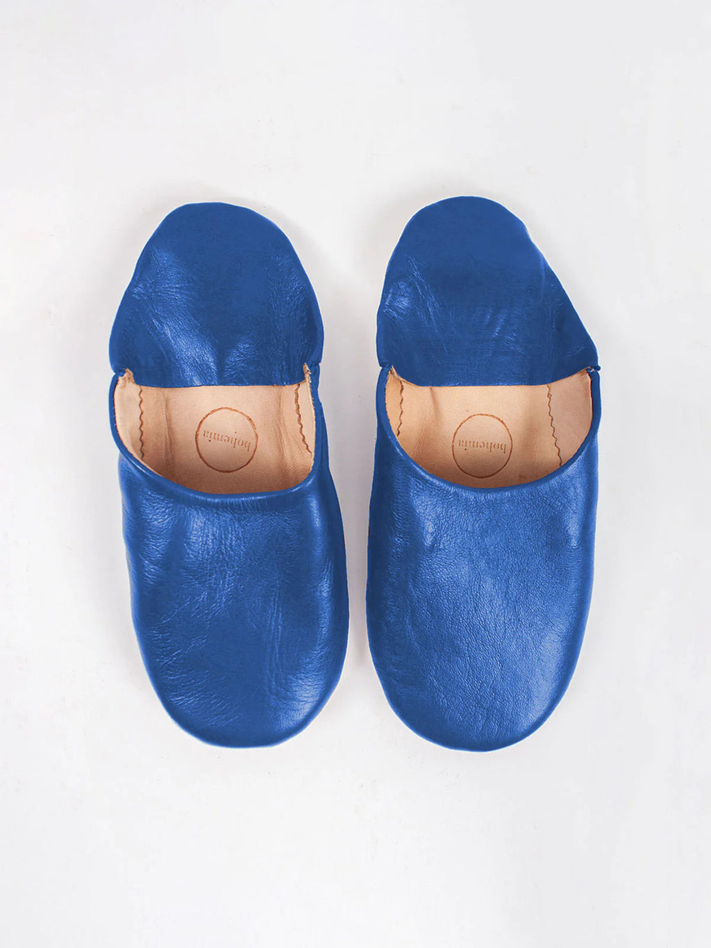 Blue Leather Nubuck Soft Slippers - Sheepskin Slippers - Women's Leather Slippers high quality - Soft Slippers - Handmade Yemeni Slipper - Women's Shoes