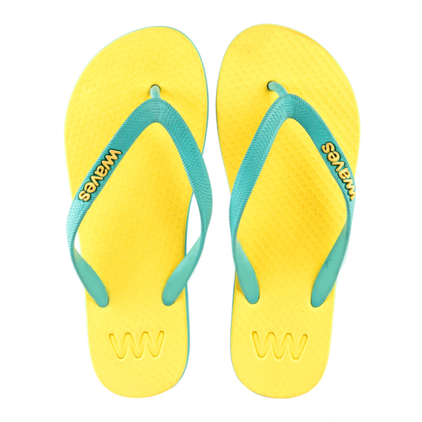 Waves Womens 100% Natural Rubber Flip Flop – The Natural Slipper Shop